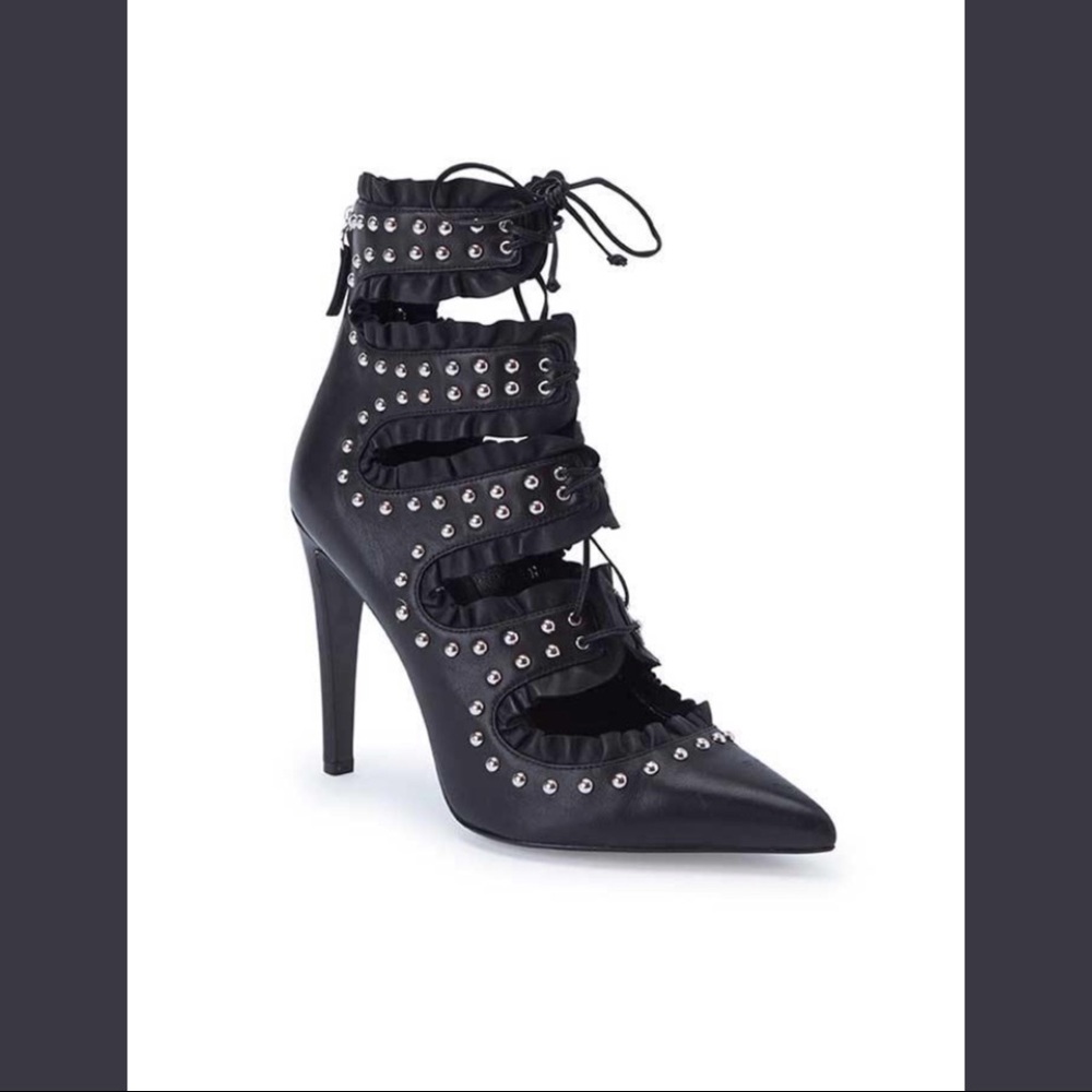 Altuzarra leather studded pumps